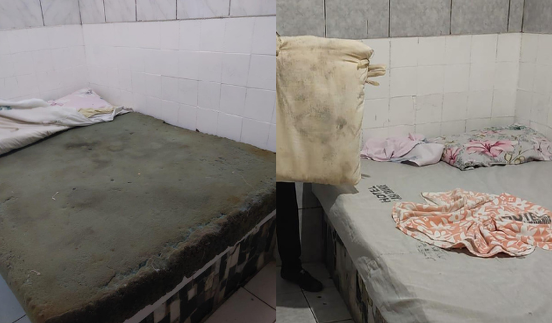 Motel repleto de sujeira, mofo, baratas e infiltrações é interditado em Maceió: 'Ambiente insalubre'