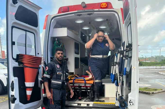 Samu salva vítima de queda de moto com traumatismo cranioencefálico grave em São Miguel dos Milagres