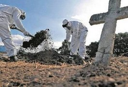Número de mortos por Covid em Alagoas é maior que a população de cinco municípios