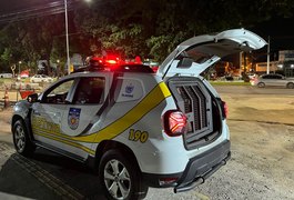 Bptran prende homem suspeito de tráfico de drogas e com mandado de prisão em aberto