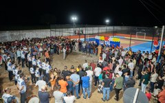 Prefeitura de Traipu inaugura quadras esportivas no Sítio Novo e Vila São José durante programação dos 134 anos do município