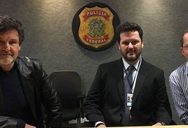 Antônio Calloni e Flávia Alessandra ensaiam para filme da Lava Jato