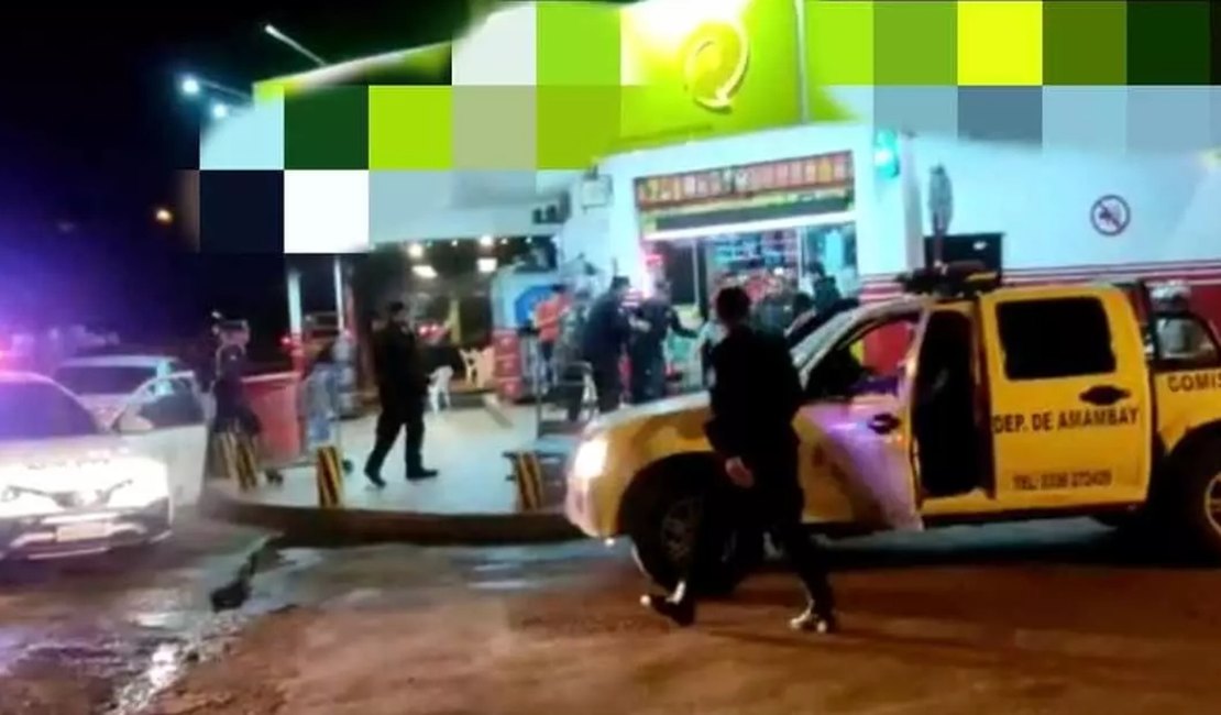 Arma de pistoleiro falha e homem escapa da morte na fronteira do Brasil com o Paraguai