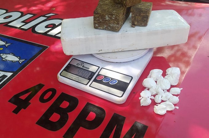 PM apreende um quilo de droga em área de mata na Chã da Jaqueira