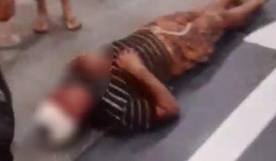 Segurança de supermercado é suspeito de agredir homem com soco inglês e fugir, em Maceió