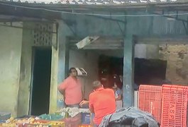 Segundo incêndio em 4 dias na região: Hortifruti perto do Mercado da Produção, em Maceió, pega fogo