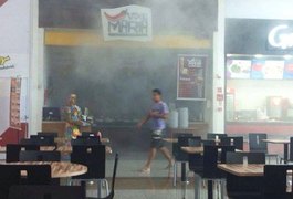 Restaurante incendeia e assusta clientes no Pátio Arapiraca Garden Shopping