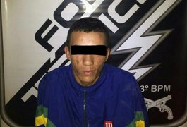Força Tática apreende adolescente com arma de fogo em Arapiraca