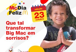McDia Feliz acontece neste sábado, 23 de outubro
