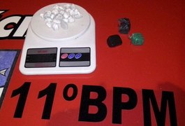 PM apreendem drogas com adolescente no município de Coruripe