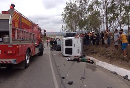 Um morre e dois ficam feridos em acidente gravíssimo em Garanhuns