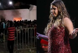 Após atraso, fãs ateiam fogo ao palco de Marília Mendonça no Piauí