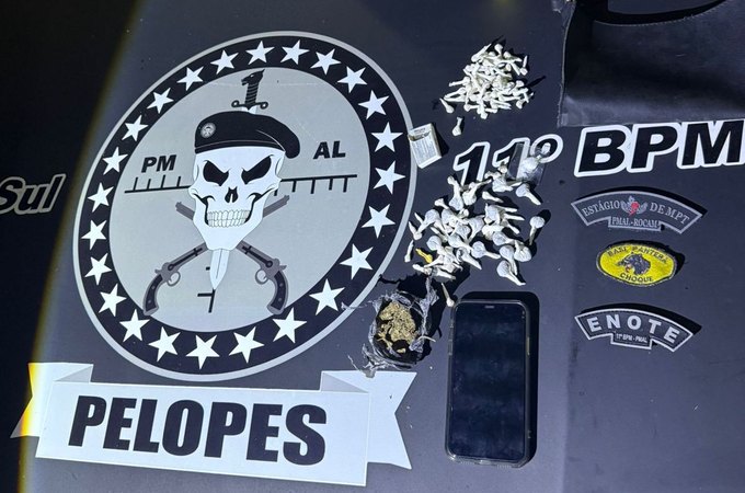 Militares do 11º Batalhão apreendem drogas em Piaçabuçu e Penedo