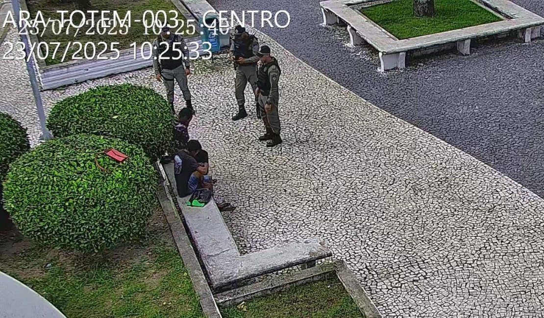 Videomonitoramento da SSP ajuda na detenção de homem armado em Arapiraca