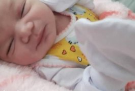 Mãe pede ajuda para transferir bebê arapiraquense para fazer cirurgia em hospital de Recife