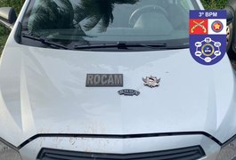 Militares do 3º BPM recuperam veículo de locadora com queixa de roubo, em Arapiraca
