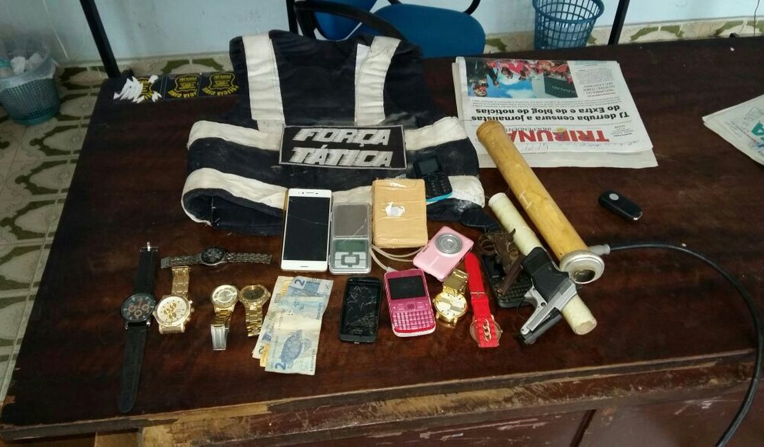 Trio de Maceió é detido suspeito de praticar arrastões em Arapiraca