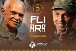 Homenagem a Paulo do Bar e show de Zeca Baleiro marcam Feira Literária em Arapiraca