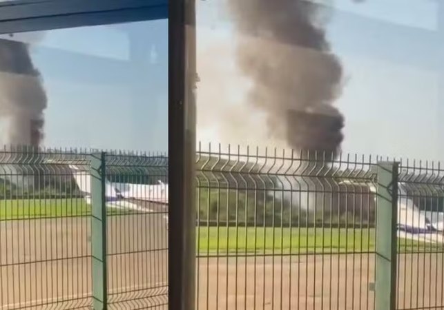 Três policiais morrem após avião da PM cair em Santana do Paraíso, em Minas Gerais