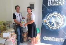 ASA distribui alimentos doados por torcedores a entidades de Arapiraca