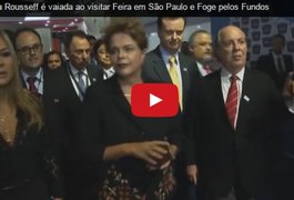 Dilma é vaiada ao visitar estandes de feira em São Paulo