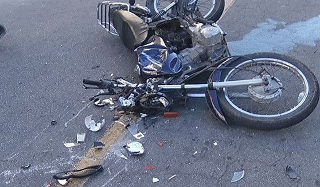 Motociclista fica gravemente ferido em acidente de moto na AL 225