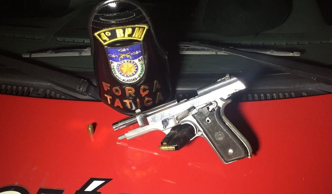 Suspeitos trocam tiros com a polícia em Maceió