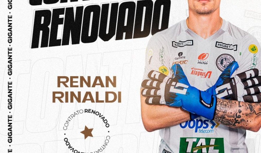 ASA renova com goleiro para 2023