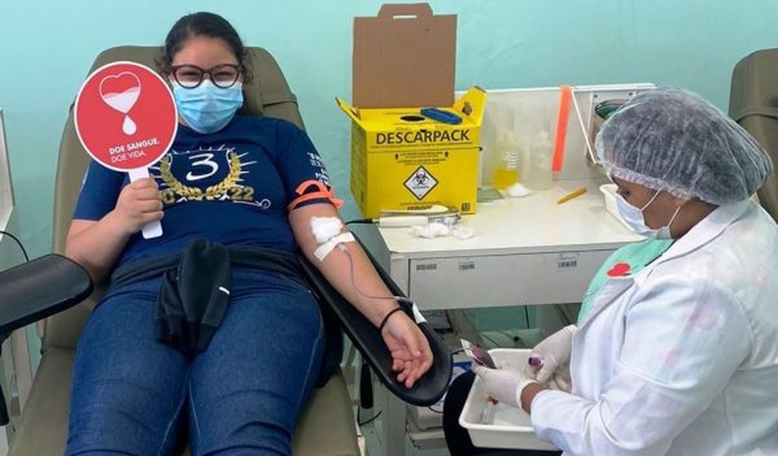 Hemoal realiza coleta externa de sangue em Arapiraca nesta terça-feira (21)