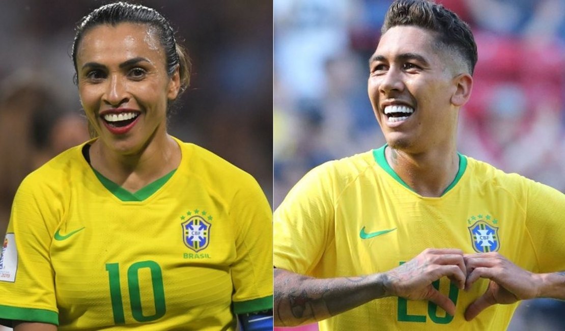 Marta e Firmino receberão comenda de mérito esportivo da Assembleia Legislativa de Alagoas