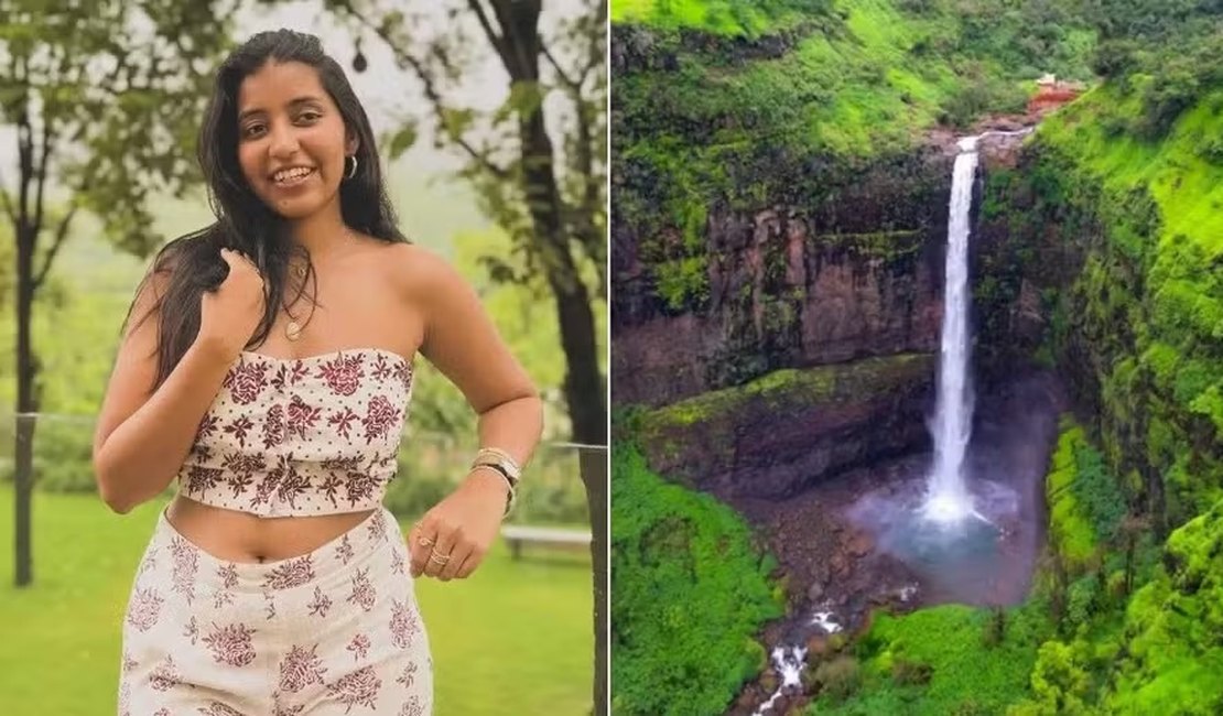 Influencer de viagens morre após cair de cachoeira de 105 metros