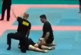 Atleta faixa preta de jiu-jitsu perde movimentos após sofrer golpe ilegal em torneio no Paraná