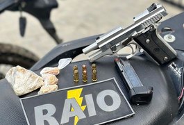 PM de Alagoas apreende 21 armas de fogo e 4kg de drogas