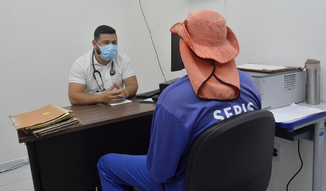 Número de consultas médicas no sistema prisional de Alagoas cresce 74%