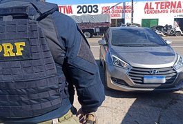 PRF prende suspeito de apropriação indébita de veículo no interior alagoano