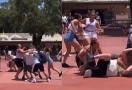Disputa por foto leva a pancadaria entre duas famílias na Disney World