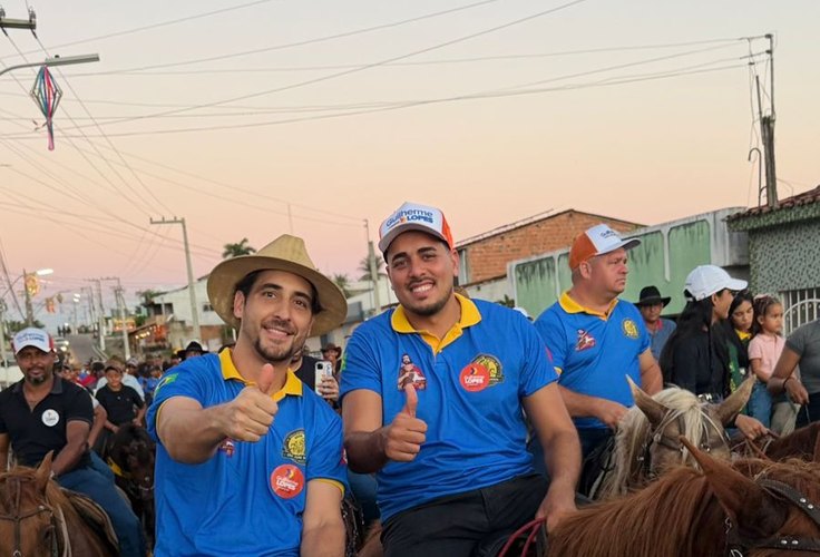 Na maior cavalgada de Igreja Nova, Geraldo Neto reafirma apoio a Guilherme Lopes para deputado estadual