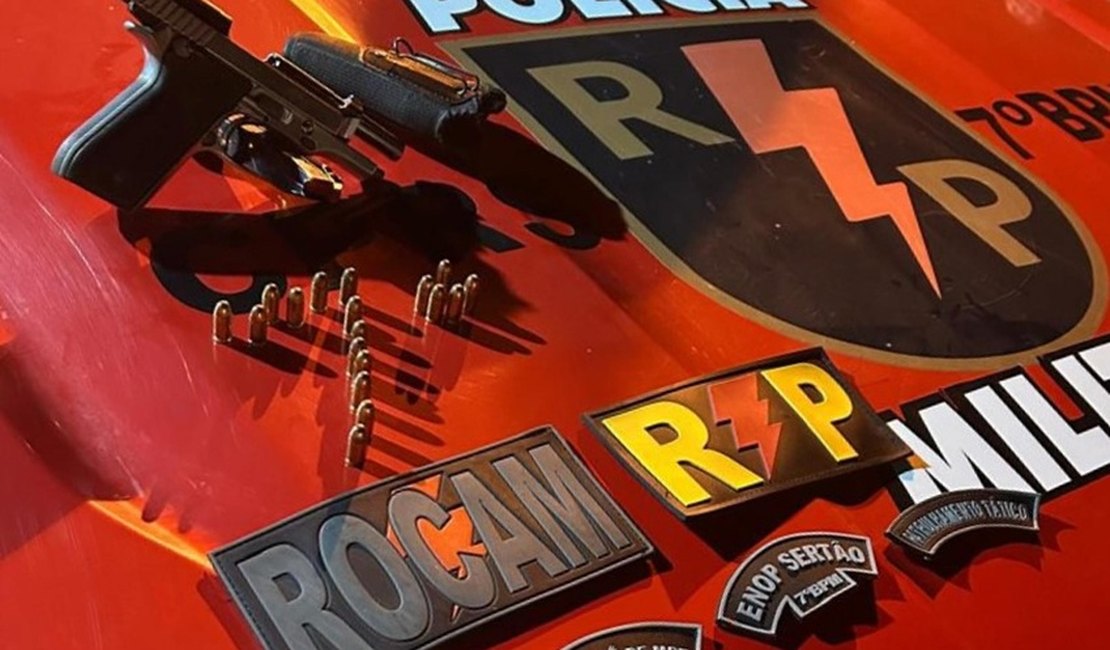 Operação da PM apreende armas e drogas no interior de Alagoas