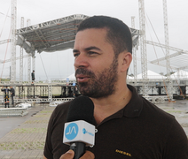 Estruturas já estão sendo montadas para o Sextou Arapiraca, com Belo, Pixote e demais atrações