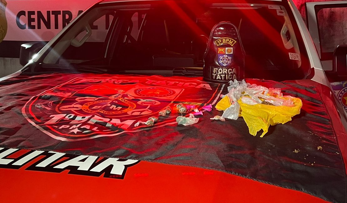 Força Tática do 1º BPM Prende Homem por Tráfico de Drogas no Virgem dos Pobres III