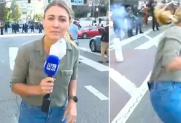 Jornalista é baleada ao vivo durante cobertura dos protestos de LA