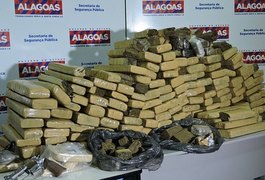 Alagoas teve aumento de 36% no volume de drogas apreendidas este ano