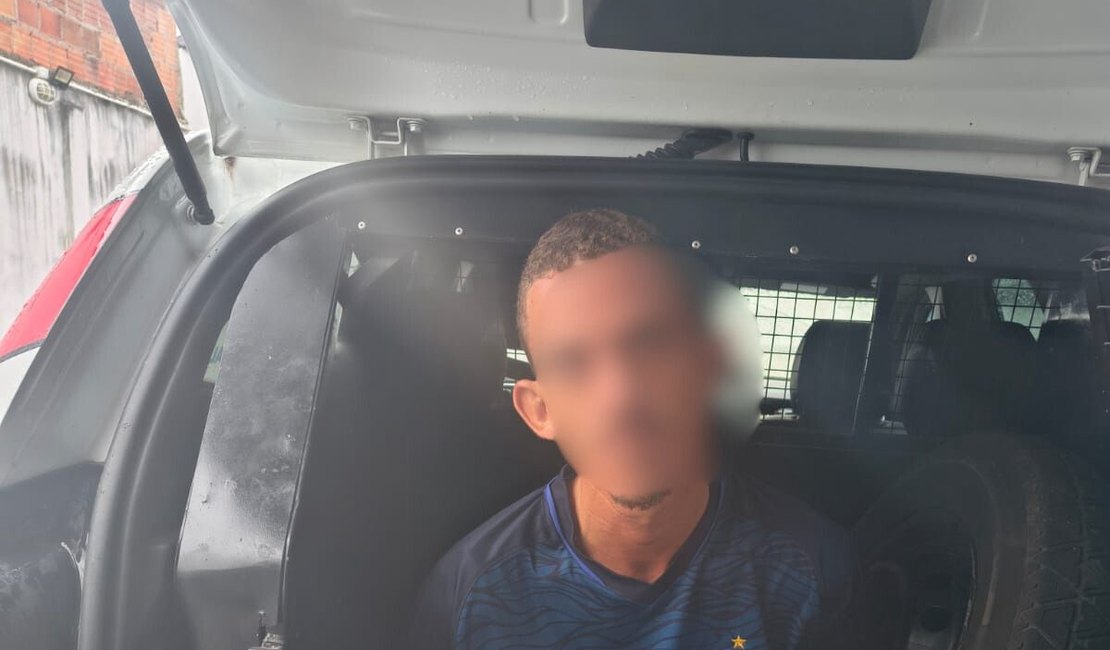 Homem com mandado por violência doméstica é preso após ser identificado por reconhecimento facial em Maceió