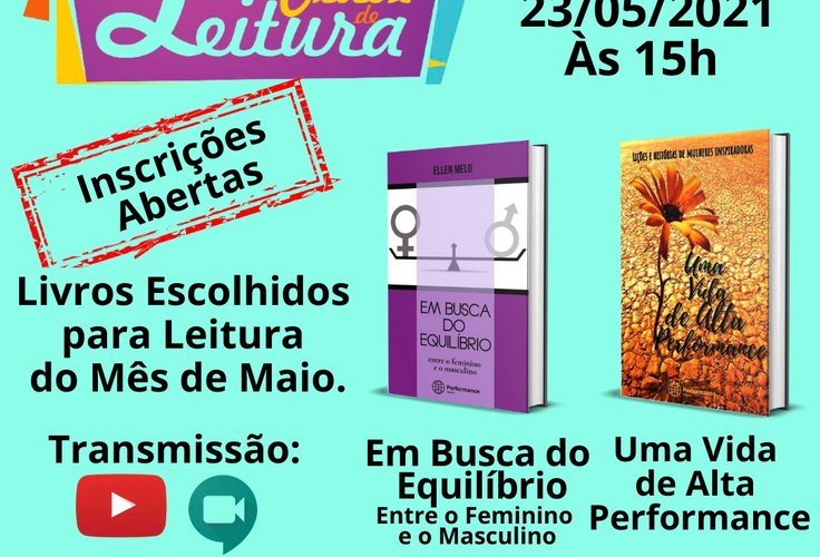 📚 Participe do Clube de Leitura. Faça sua inscrição!