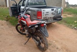 Força Tática recupera motocicleta roubada em Arapiraca