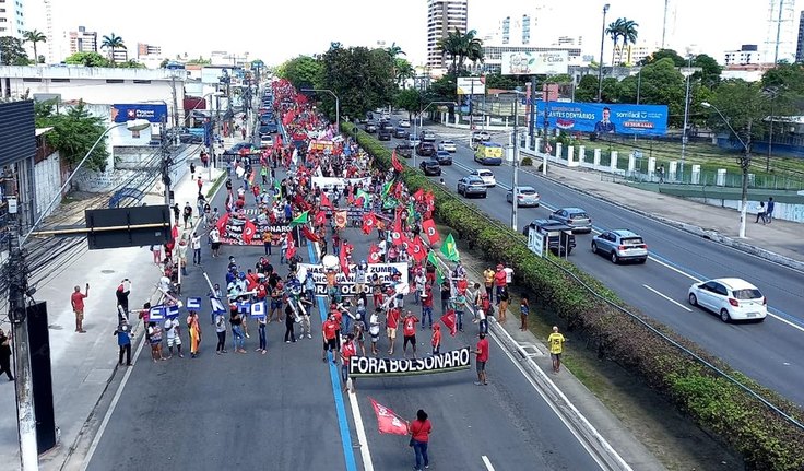 Fracasso de manifestação nas ruas de Maceió e no interior contra Bolsonaro