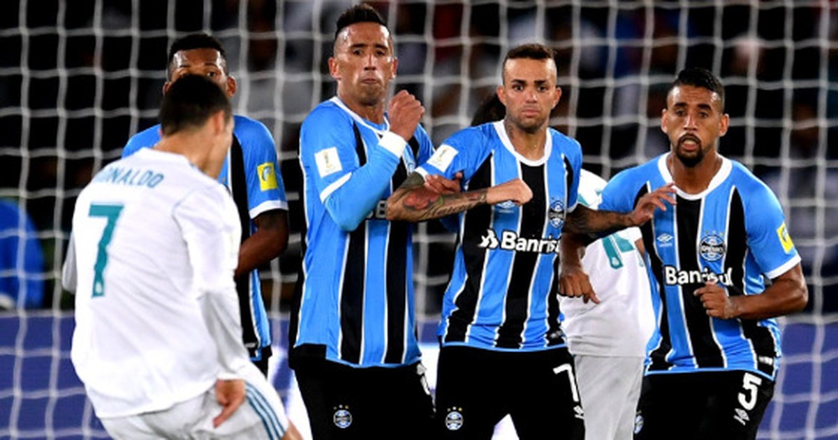 Com gol de Cristiano Ronaldo, Real Madrid vence o Grêmio na