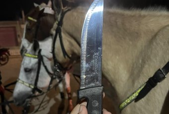 Homem é flagrado com faca na cintura e assina TCO no Centro de Arapiraca