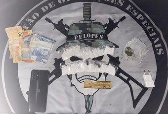 Suspeito de tráfico é preso com drogas após tentar fugir da polícia no Sertão de Alagoas