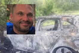 Taxista é encontrado morto ao lado de carro incendiado em Coruripe